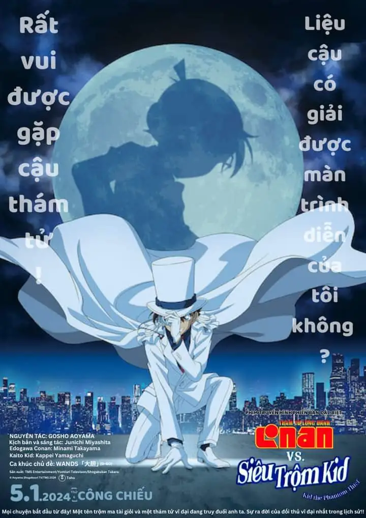 Thám Tử Conan Đối Đầu Siêu Trộm Kid - Detective Conan vs Kid the Phantom Thief
